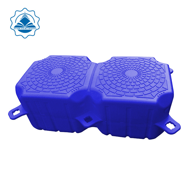 marine supplies summer fishing float HDPE Wholesale Durable double floating dock floating platforms plastic pontoon cubes