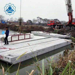 Laying concrete block used stronger and stable floating dock different size for good sale