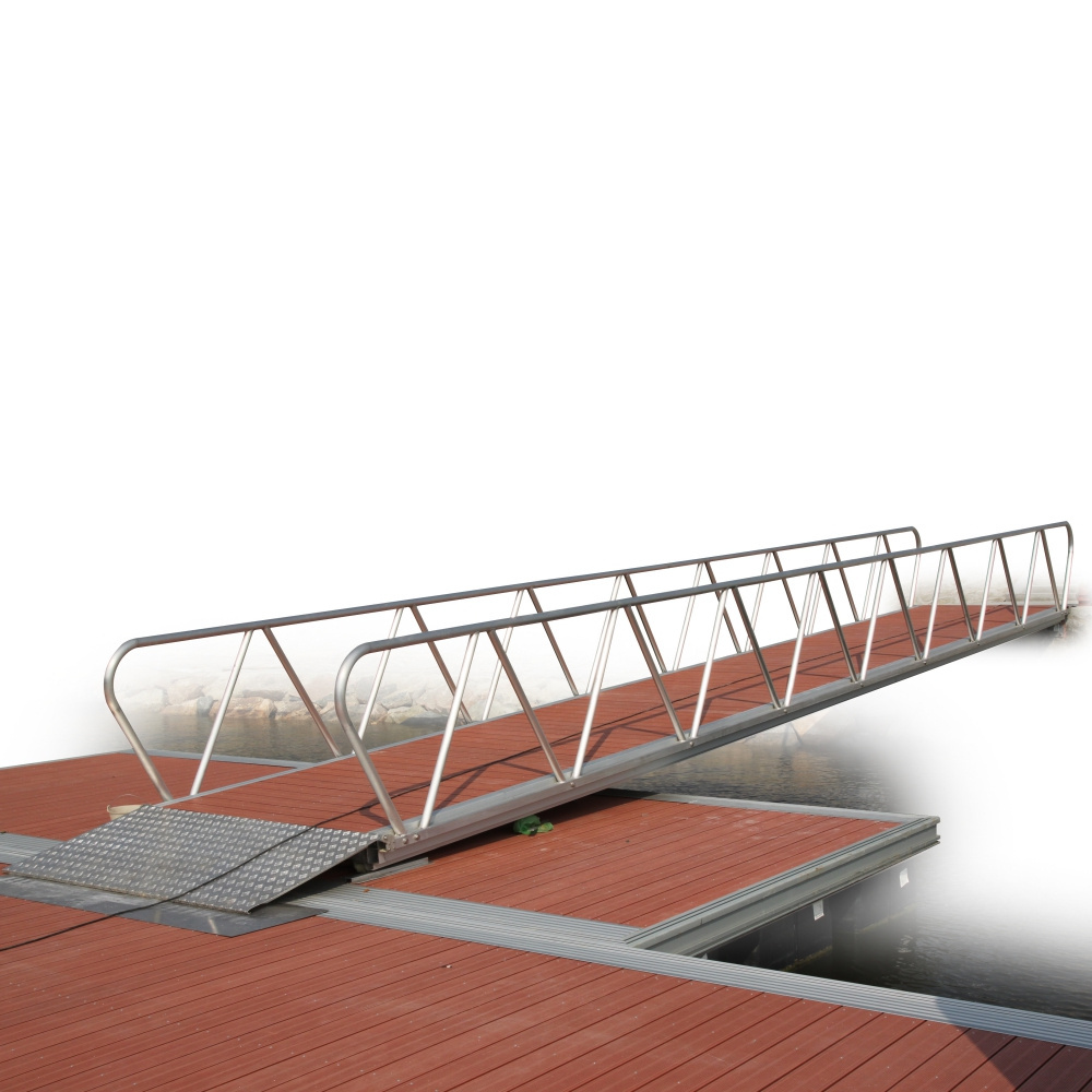 speed boat marine supplier dock Guangzhou hot  floating dock pier floats plans for sale pontoon boat