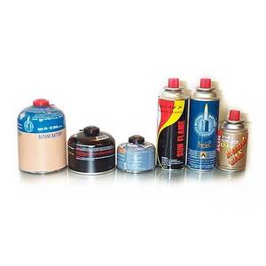 BUTANE GAS CARTRIDGE 220-250g / TPED EN417 / APPRAGAZ