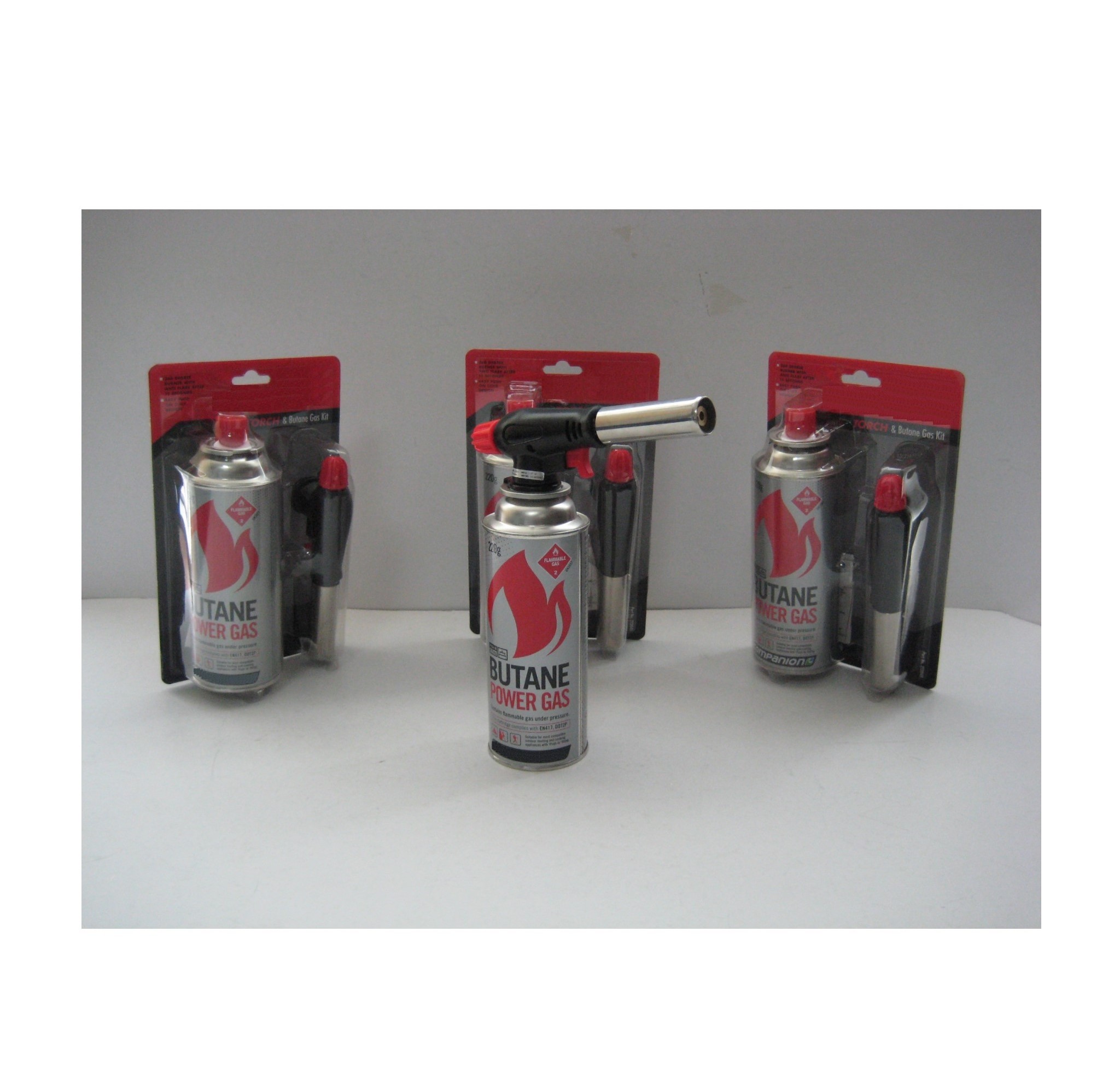 GAS TORCH & BUTANE GAS CARTRIDGE 'KIT'