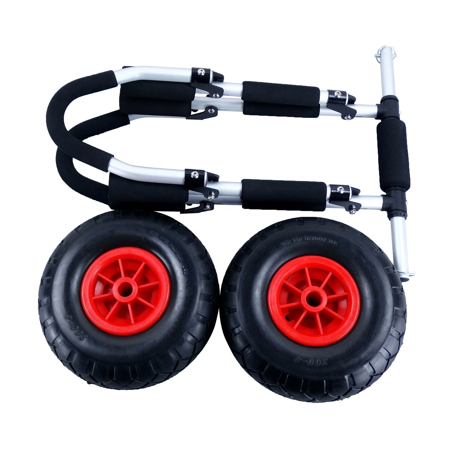 Aluminium Paddle board dolly cart double SUP transporter Paddle board Trolley board dolly carrier with pneumatic wheel