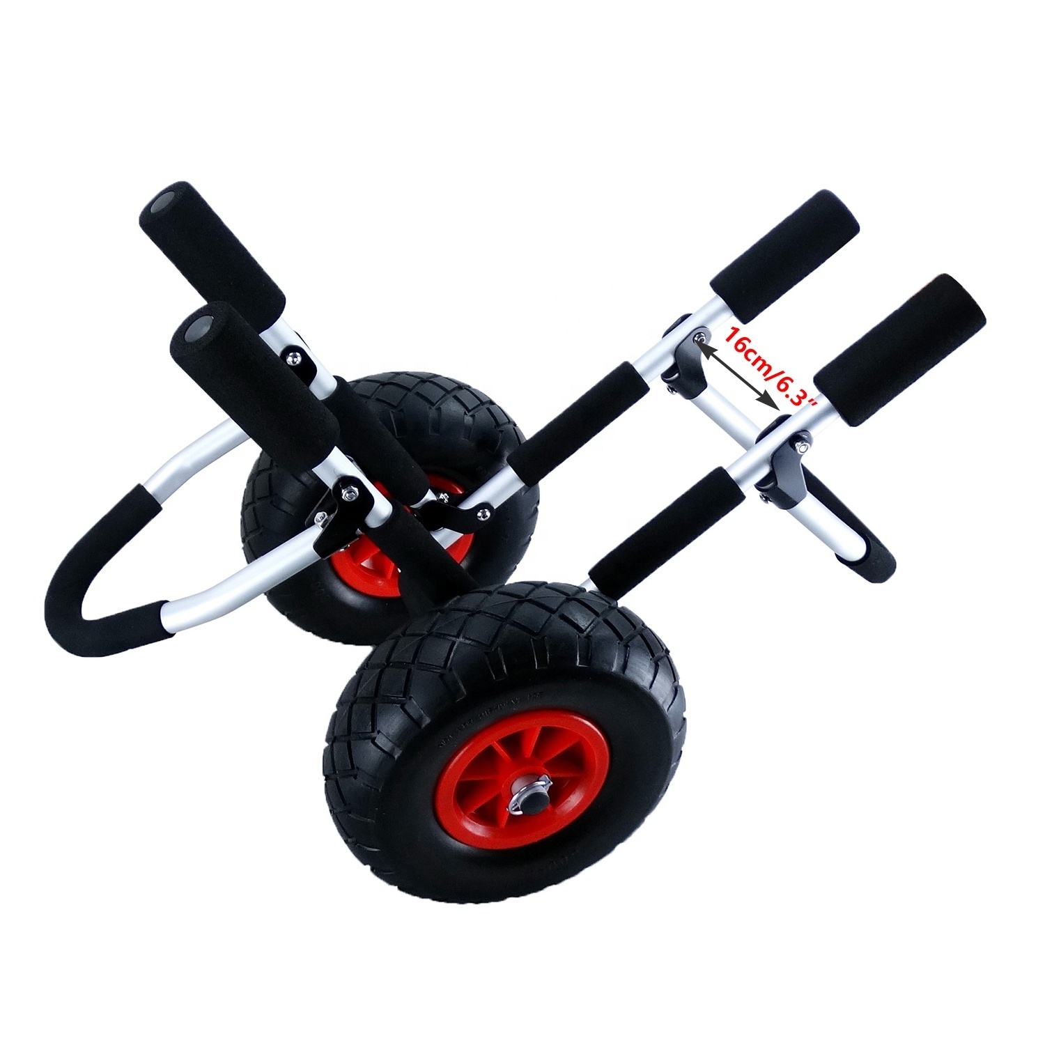 Aluminium Paddle board dolly cart double SUP transporter Paddle board Trolley board dolly carrier with pneumatic wheel