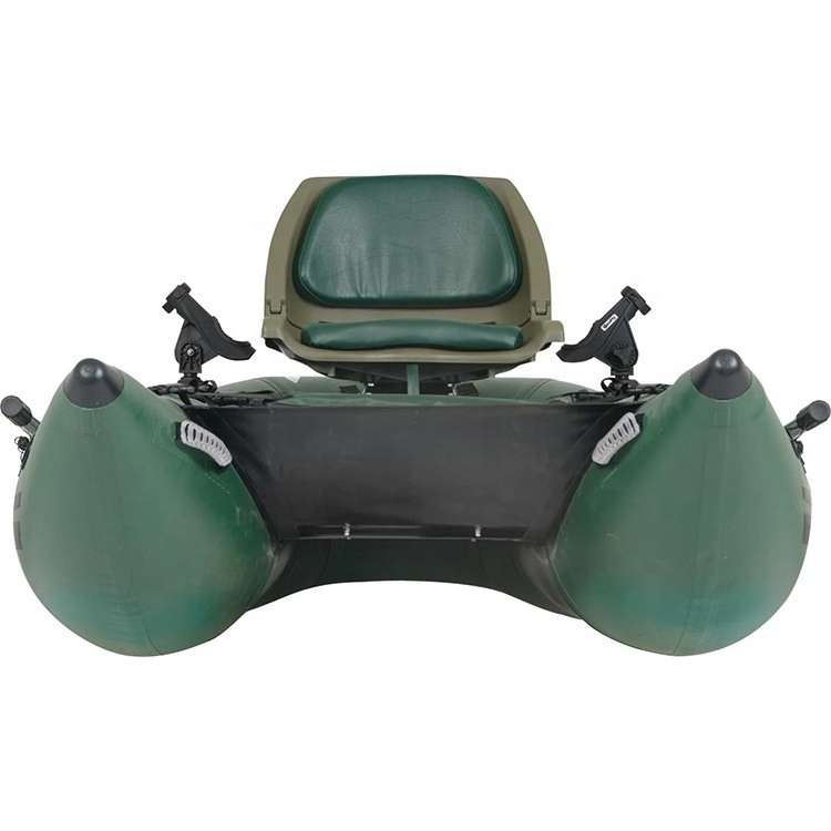 Hot selling Portable Fishing Boat Durable Army Green Inflatable Pontoon Boats