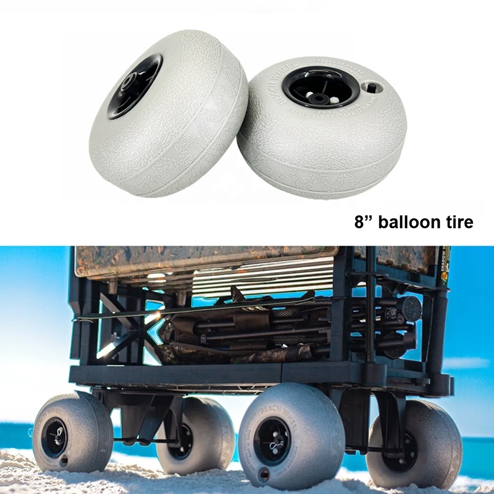 Hot Sale 8 Inch Small PVC Pneumatic Inflatable Sand Wheel Balloon Tire For Sand