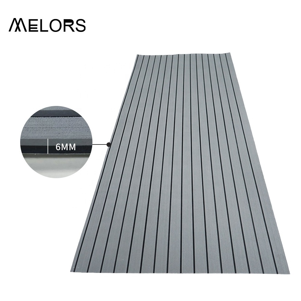 Melors OEM Supply EVA Foam Boat Decking Faux Teak Sheet Boat Synthetic Decking Marine Flooring