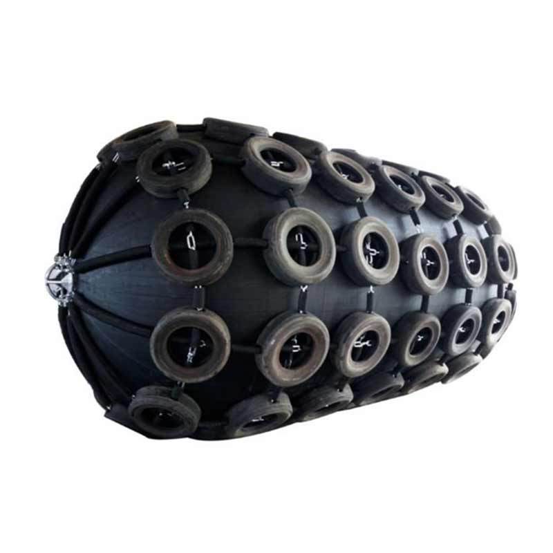 Hot Sale Pneumatic Floating Marine Rubber Fenders With Tires And Chains Used To Protect Dock And Ship