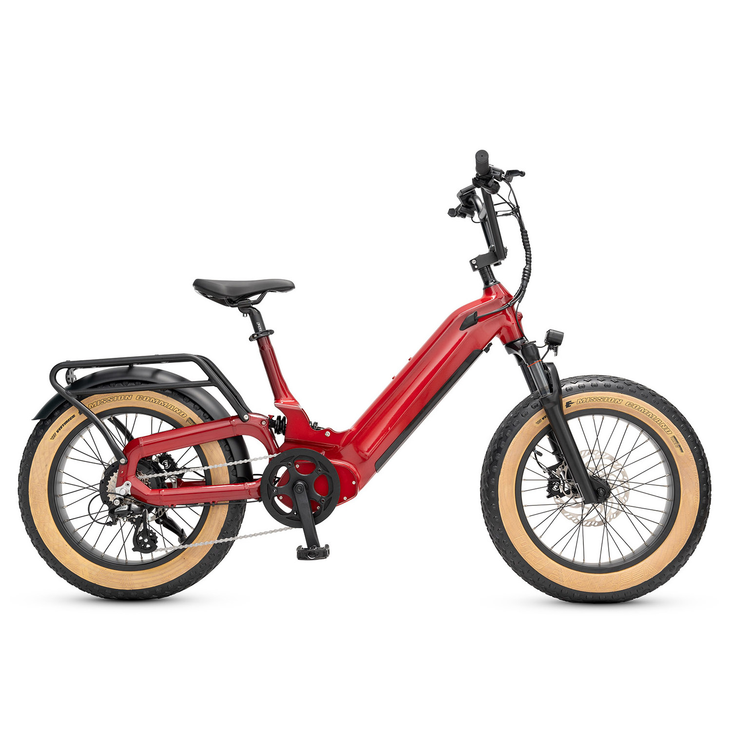 20 Inch Fat Tire Ebike 750w Urban City Electric Bike Bicycle With Rear Rack