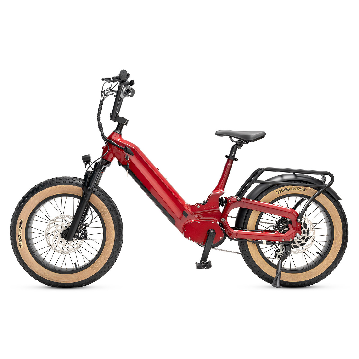 20 Inch Fat Tire Ebike 750w Urban City Electric Bike Bicycle With Rear Rack