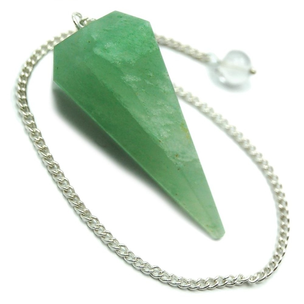 High Quality Natural Green Aventurine Gemstone Pendulums For Wholesale Green Aventurine Pendulums Buy From Mariya Crystal Export