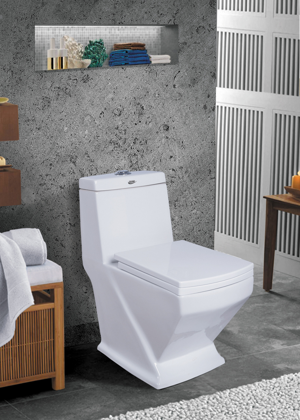 Luxury Modern Ceramic Unique One Piece S trap Western Style Sanitary Ware Seat at Wholesale Prices from India