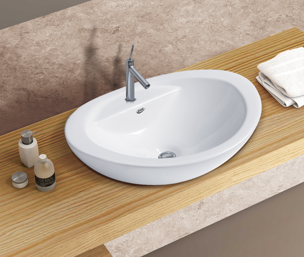 Top Rated Stylish Bathroom Ware Titan Countertop Wash Basin Tabletop Basin at Wholesale Prices from India