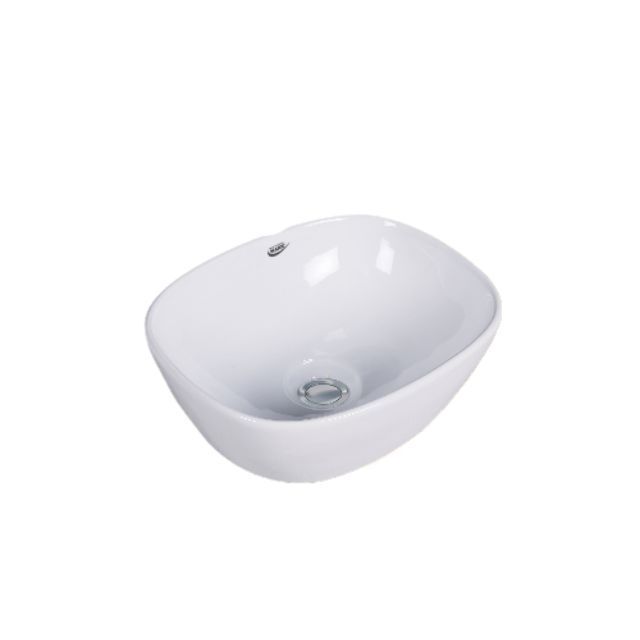 Trendy European Style Ceramic Bathroom Ware Countertop Elisa Wash Basin at Wholesale Prices from India