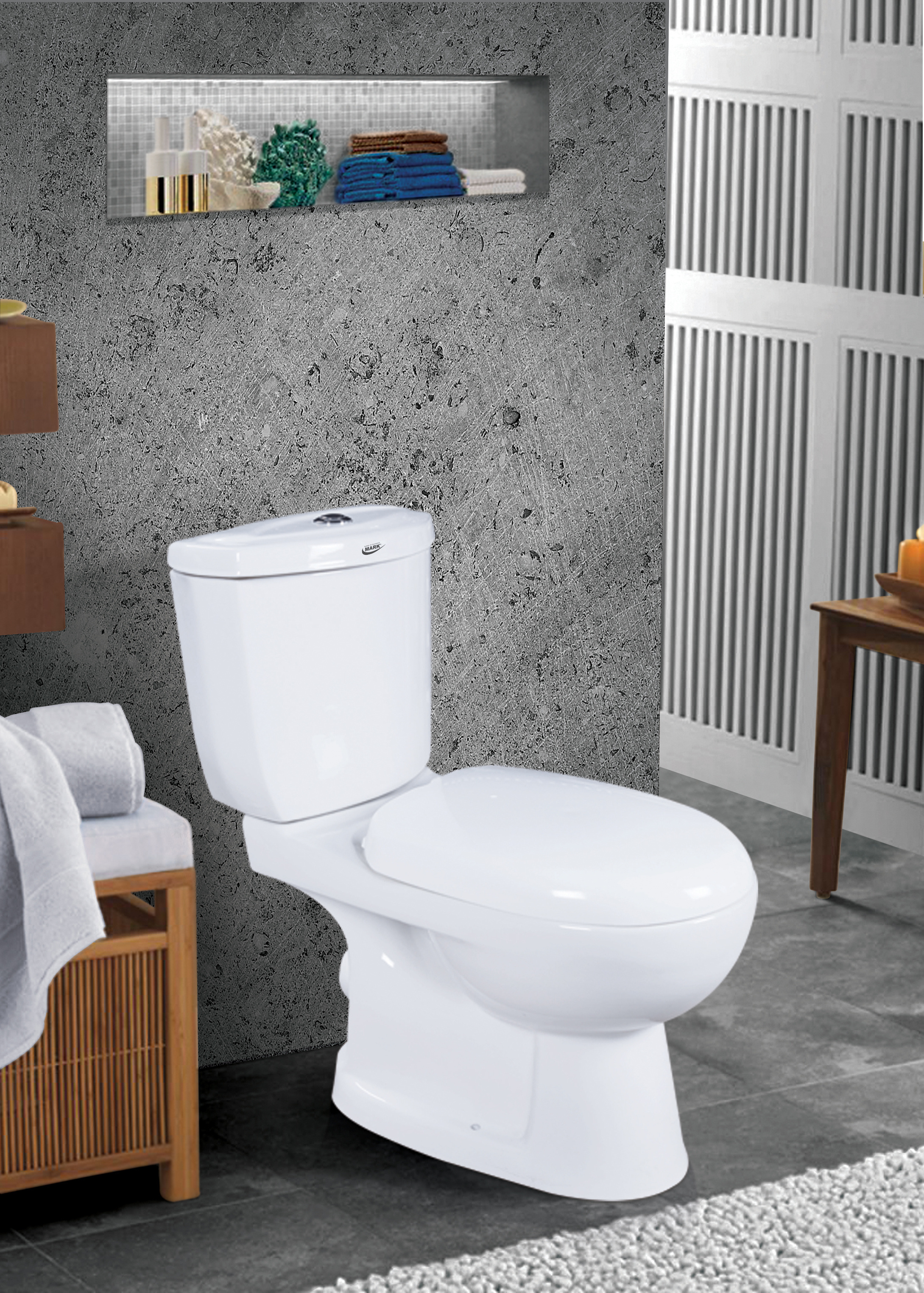 Standard Quality Sanitary Ware Water Closet Ceramic Aqua Pan 'P' and 'S' Two Piece Wash Down Toilet Seats at Best Prices