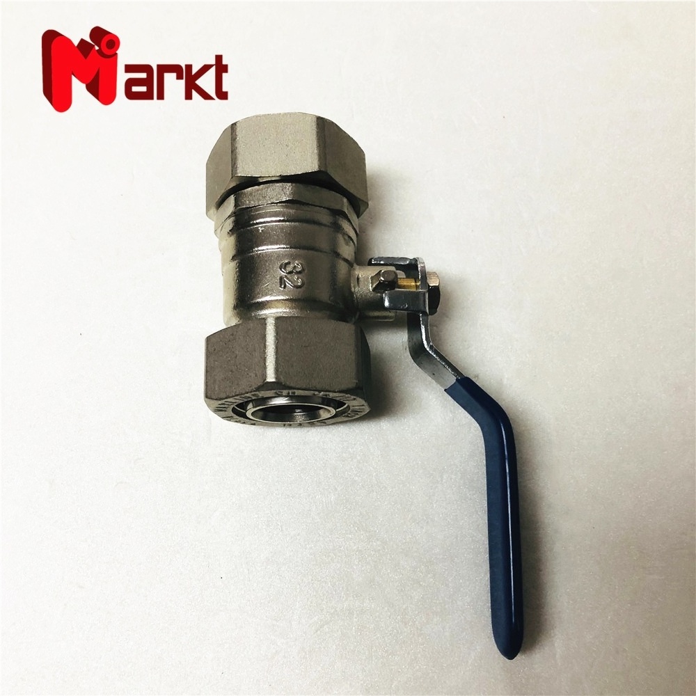 CE certificated standard less weight 1/2 3/4 inch forged pex fitting brass water ball valve