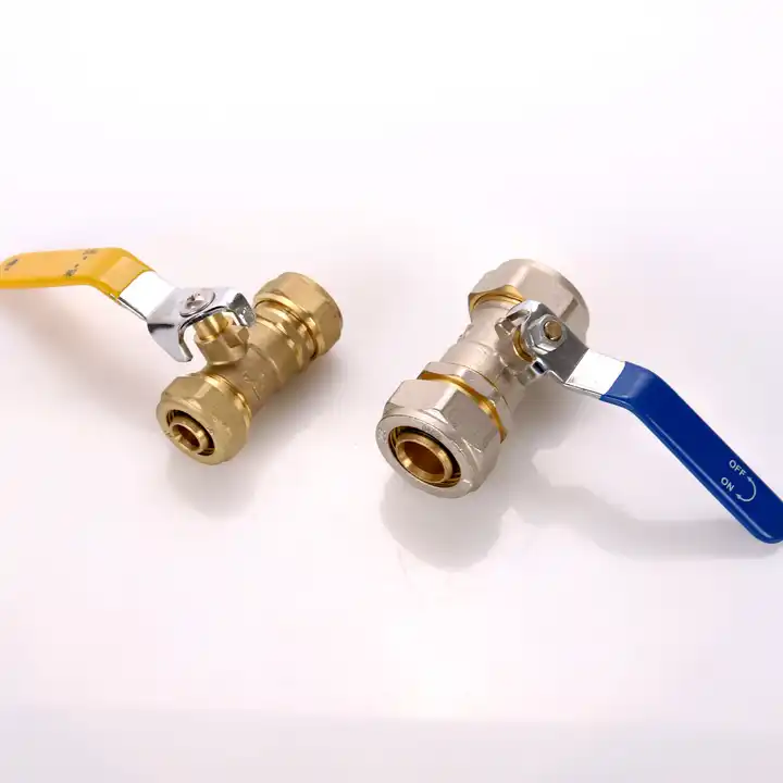 Quality certificated quality pex al pex pipe connected brass ball valve for water and gas