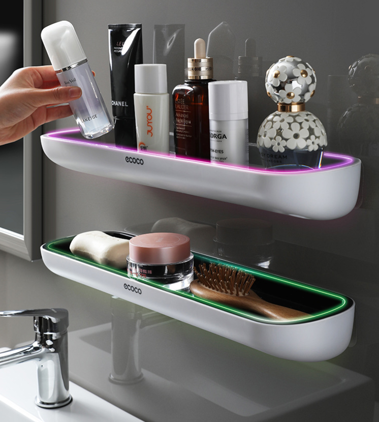 Bathroom Shelf Over The Toilet Storage Rack Wall-Mounted Shelves Space Saver Organizer For Kitchen WC Bathroom Accessories