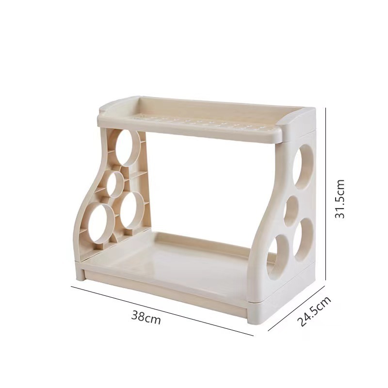 Kitchen Shelf Organizer Shelves Corner Frame Plastic Shower Caddy Storage Rack Shampoo Holder For Bathroom Accessories