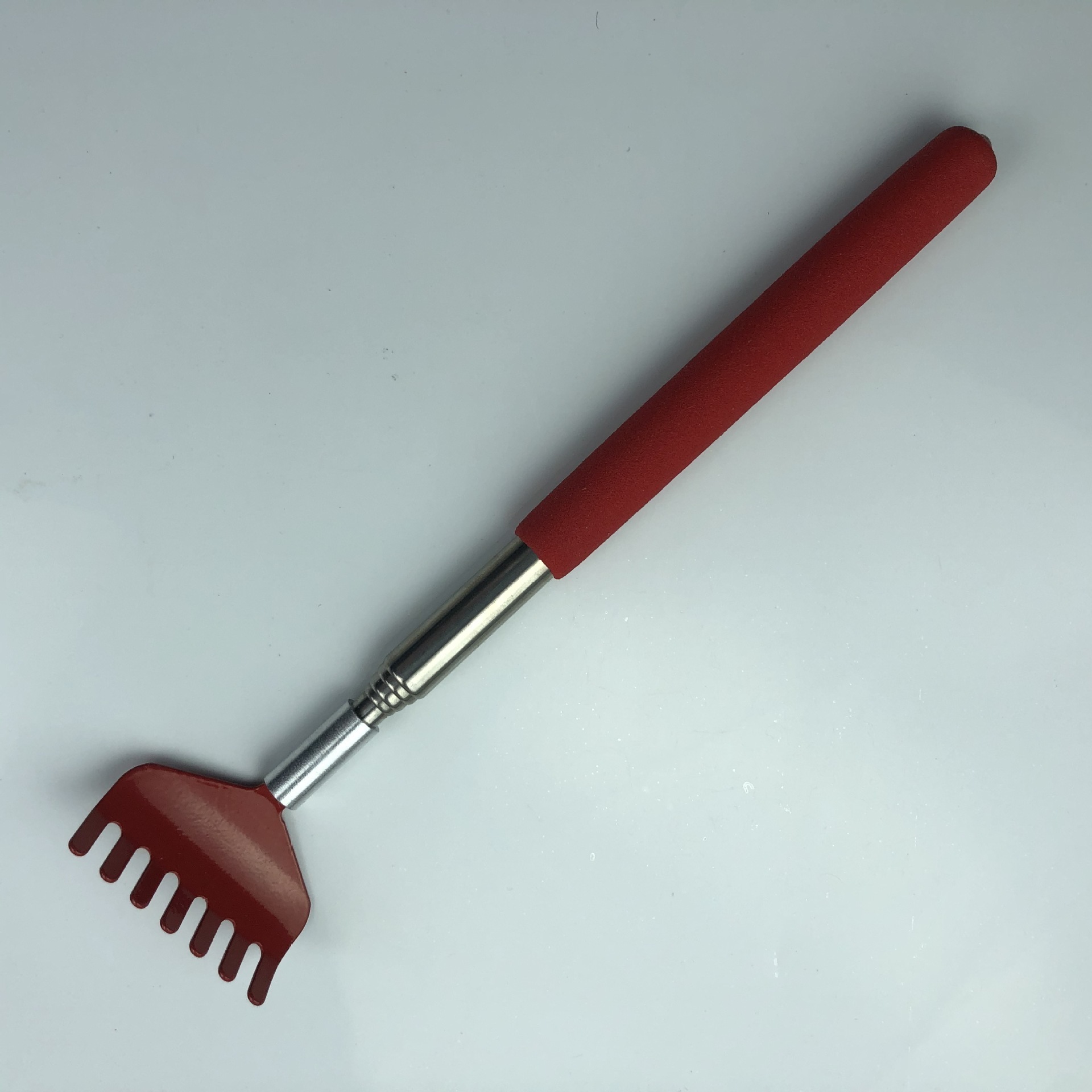 Stainless Steel Back Scratcher Massager Metal Compact Extendable 5 Section 20-68cm Scratching Tool