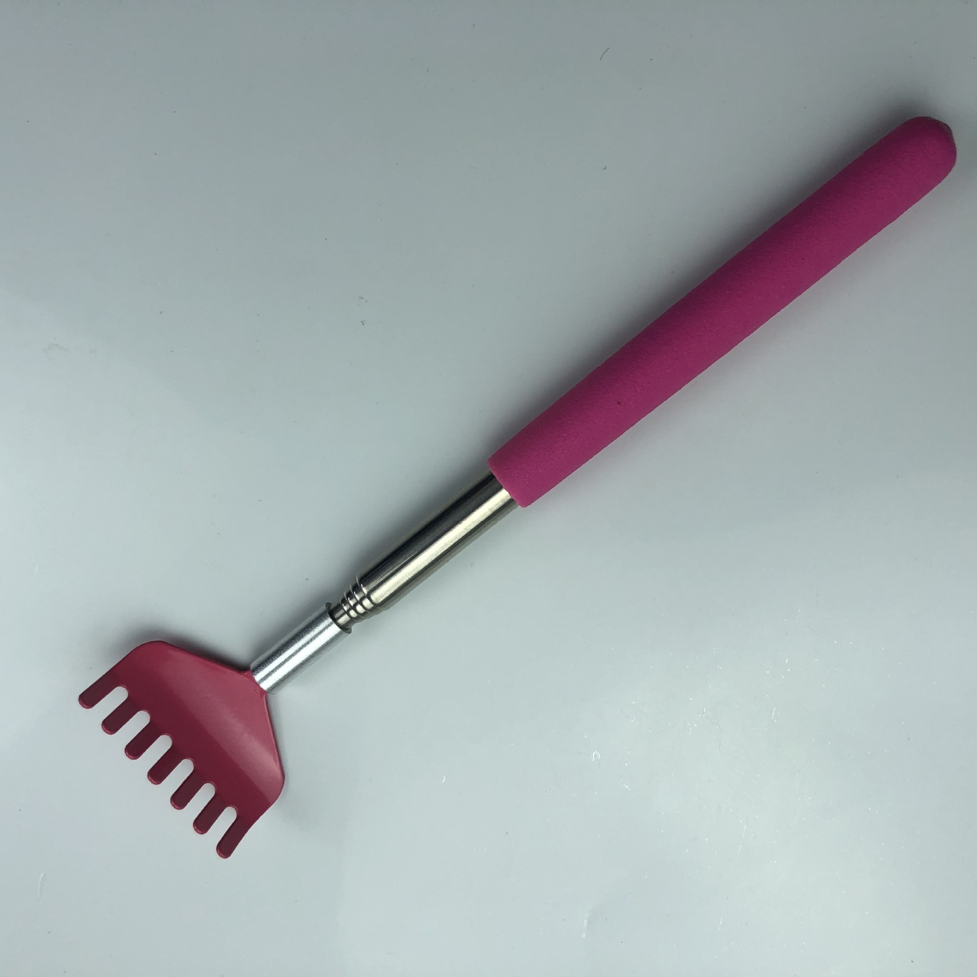 Stainless Steel Back Scratcher Massager Metal Compact Extendable 5 Section 20-68cm Scratching Tool