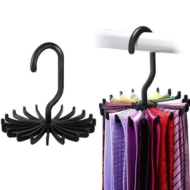 Tie Rack Belt Hanger Holder Hook for Closet Organizer Storage/ Tie hanger