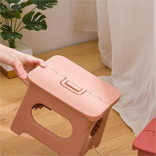 Portable Plastic  Foldable Step Stools Kindergarten Household Easy To Carry Small Bench For Travel Outdoor