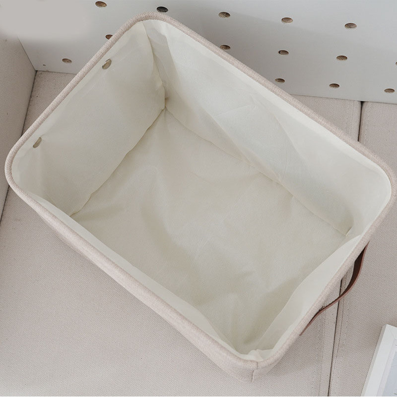 New sundries storage basket thickened cloth storage basket clothes pants dormitory home wardrobe storage