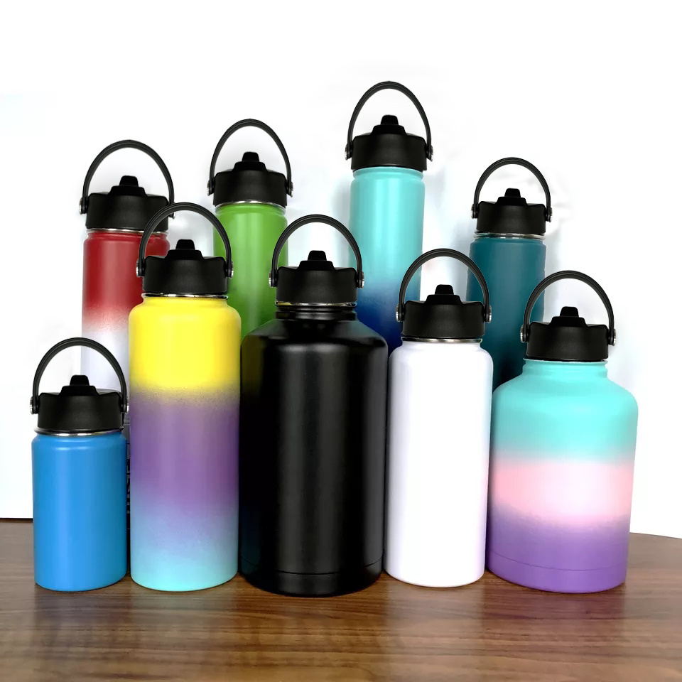 Special Offer PORTABLE Vacuum Stainless Steel Sport Water Bottle Large Capacity Cosmetic Vacuum Pump Bottle And Serum Bottle