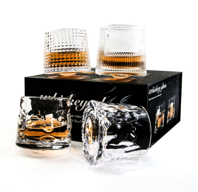 On Sale Glass Pure Crystal Whiskey Glasses Transparent Set Of Whiskey Glasses CLASSIC Personalized Whiskey Glass Sets