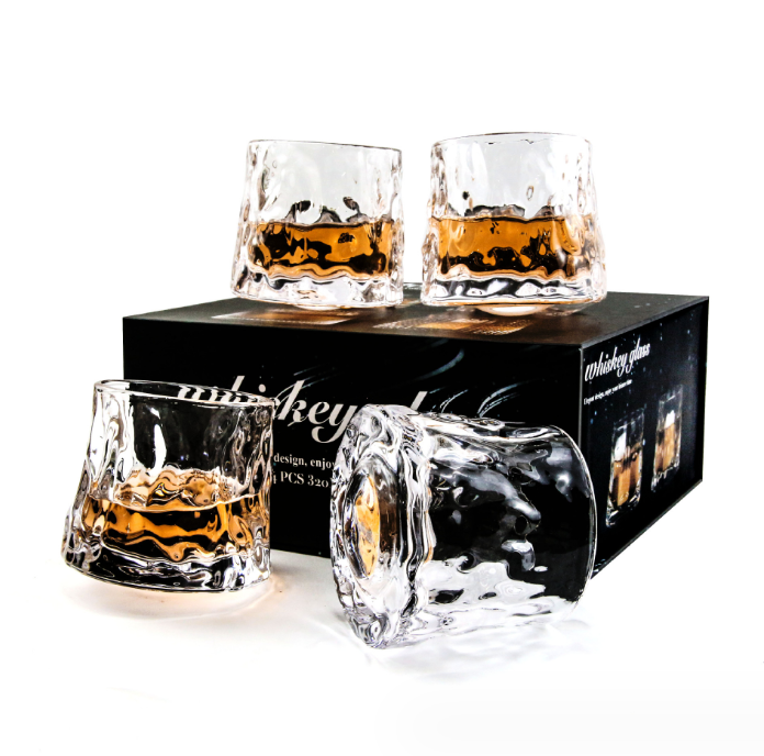 On Sale Glass Pure Crystal Whiskey Glasses Transparent Set Of Whiskey Glasses CLASSIC Personalized Whiskey Glass Sets