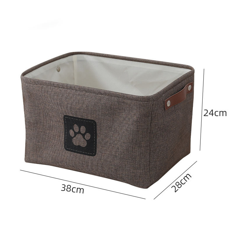 New sundries storage basket thickened cloth storage basket clothes pants dormitory home wardrobe storage