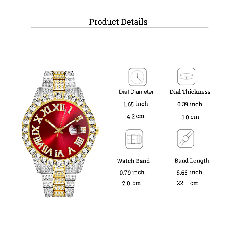 5pcs Set Watches Jewelry Set Luxury Rhinestone Women Fashion Elegant Wristwatch Quartz Watch For Girl Ladies Clock Relogio