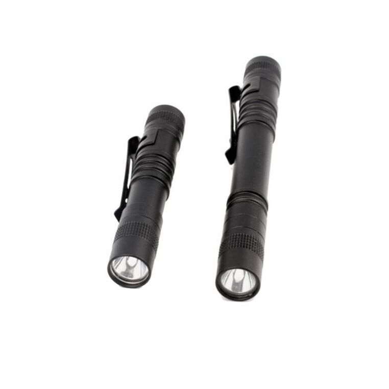 High Power Aluminium Alloy Pen Light Mini Flat Penlight Led XPE Tactical Mini Flashlight with White Light