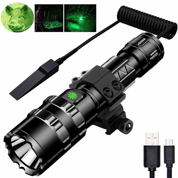 mini torch light flashlight portable led white red green light flashlight