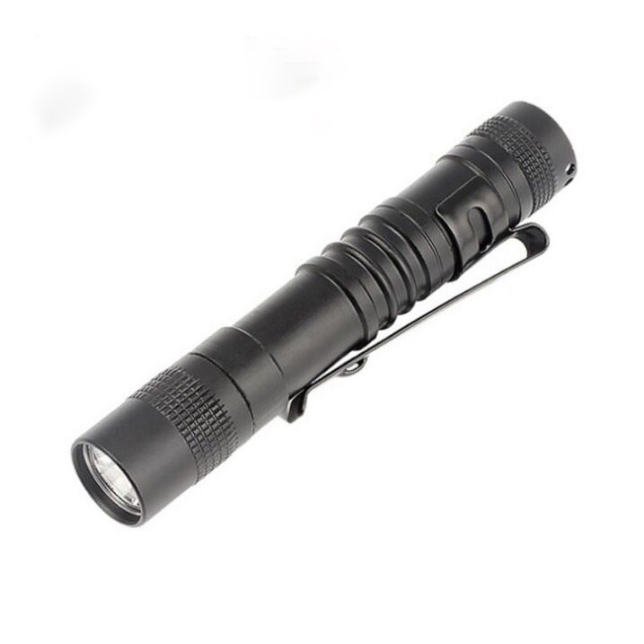 High Power Aluminium Alloy Pen Light Mini Flat Penlight Led XPE Tactical Mini Flashlight with White Light