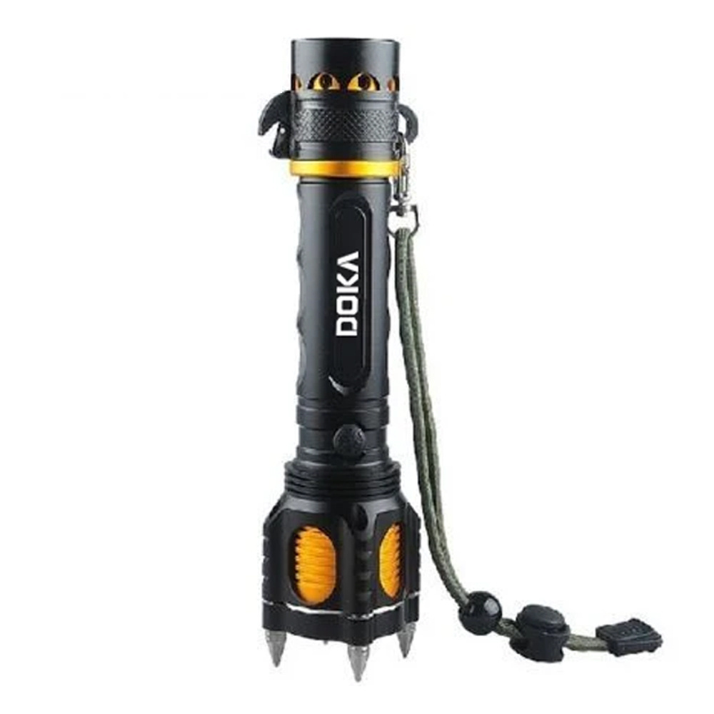 T6 10W rechargeable long-range Defensive multifunctional LED flashlight