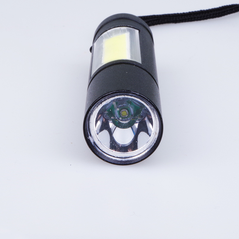 Mini COB Led Rechargeable Flashlight Pocket Promotional XPE Led EDC Flashlight