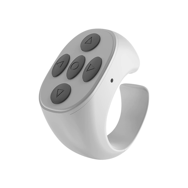 Finger tip mini ring remote control Tiktok Youtube livestream video BT wireless page turner selfie remote controller