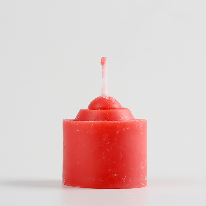 Hot Selling Long Burning Time Valentines Day Candles Unscented Red Votive Candle