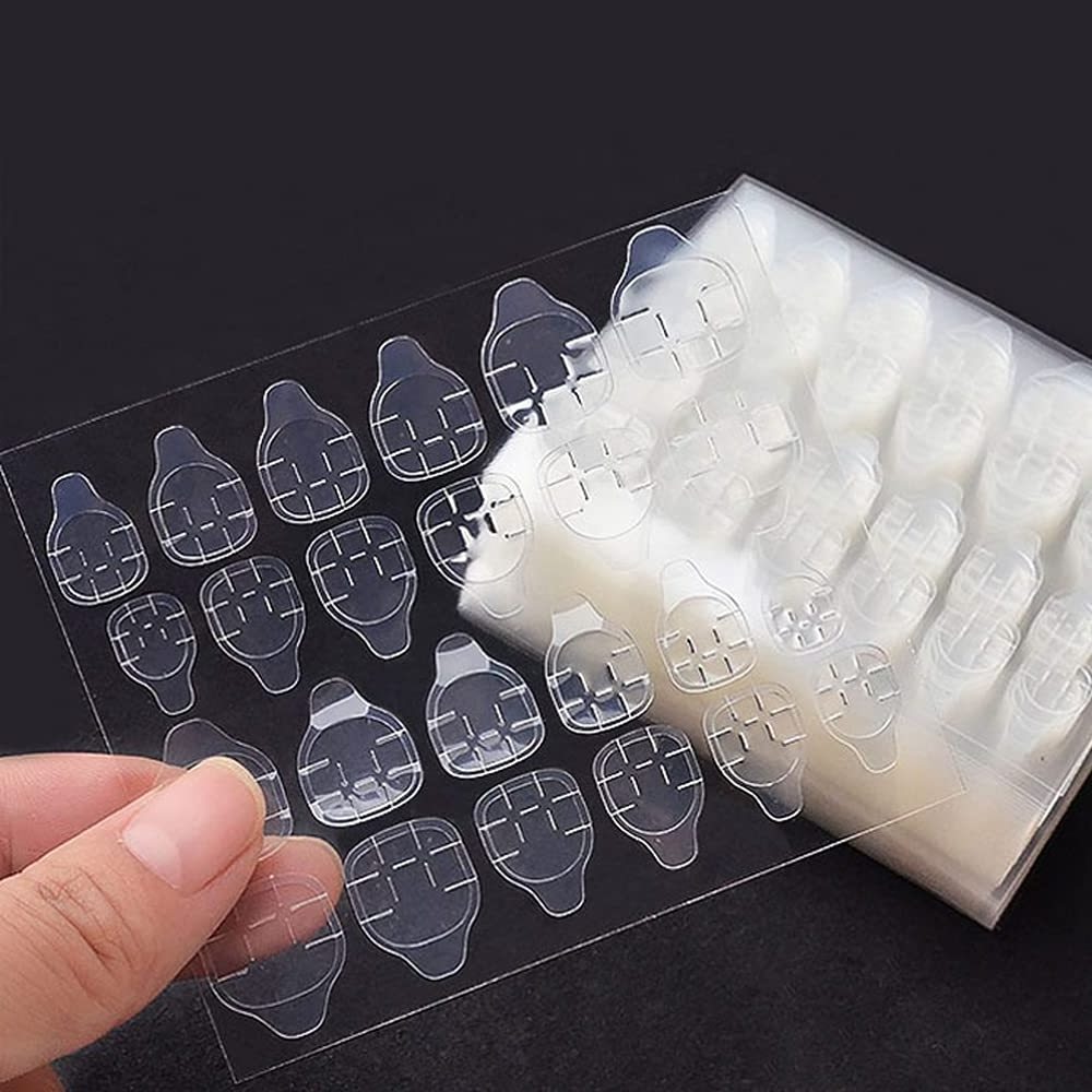 Waterproof Breathable False Nail Tips Jelly Adhesive Tabs Nail Glue Nail Sticker