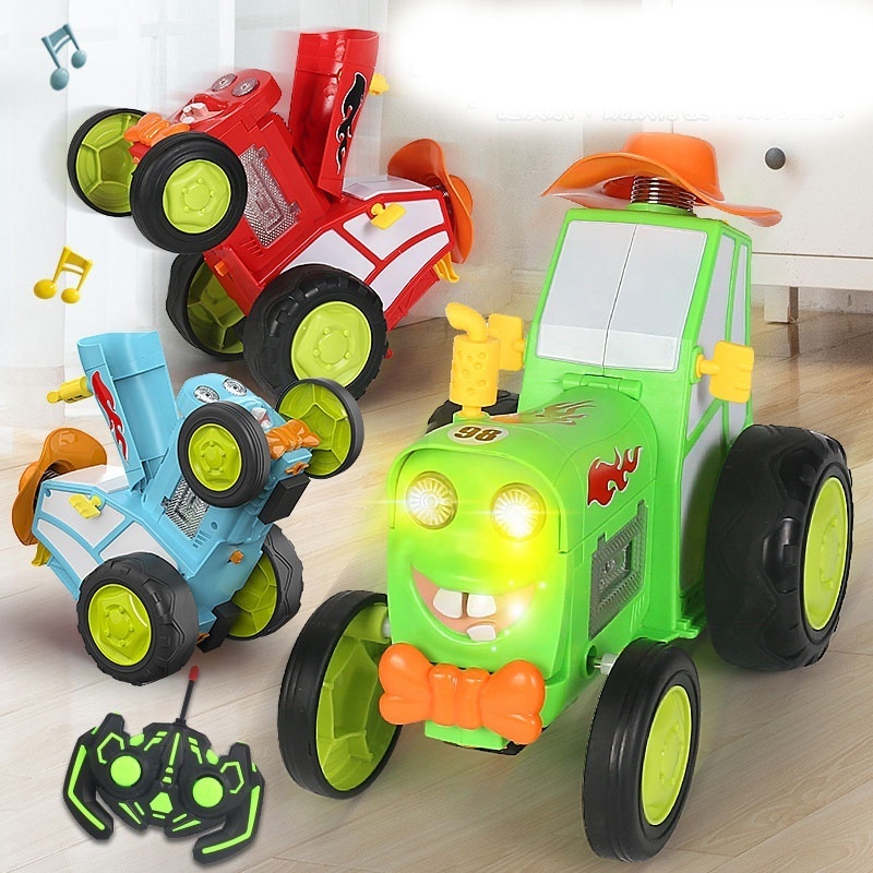 2023 Latest Crazy Stunt Jumping Dancing Toy Remote Control Car For Kids