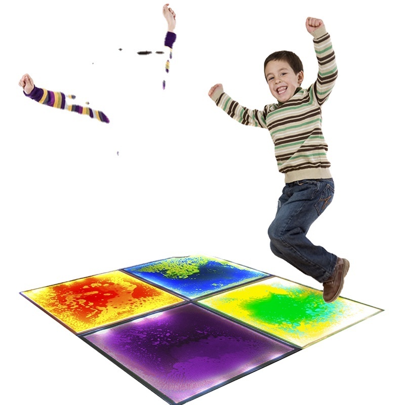 Factory wholesale High quality liquid dance floor tiles liquid sensory floor tiles sensory integration training equipment