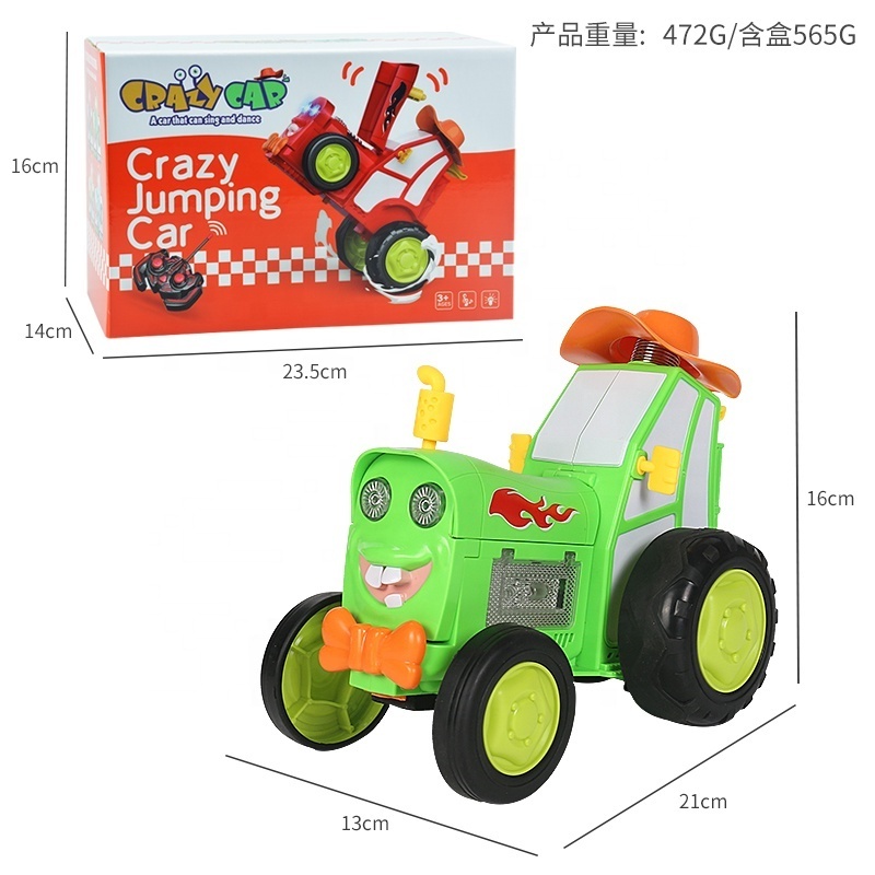 2023 Latest Crazy Stunt Jumping Dancing Toy Remote Control Car For Kids