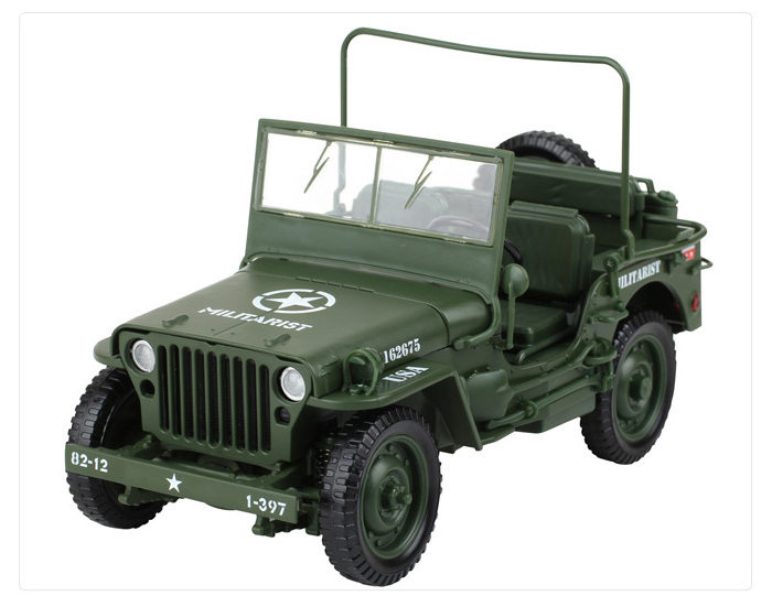 High Quality Metal Die Cast Model Truck Jeeps Toy Car For Collection