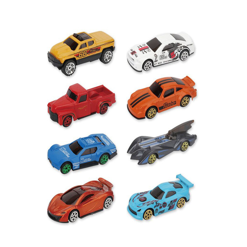 1/64 Racing  Vehicles Model Toy Miniature Collection Free Wheel pull back Die Cast Metal Car For Kids