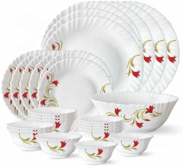 12 Pieces Modern Tableware Ceramic Dinner Set Melamine and stoneware are the best material good quality at best price