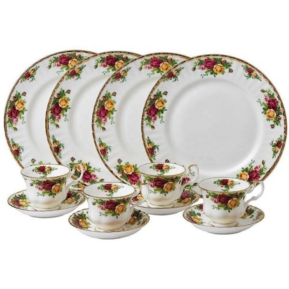 12 Pieces Modern Tableware Ceramic Dinner Set Melamine and stoneware are the best material good quality at best price