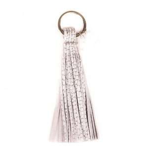 Factory Main Product Luminous Reflective Leather Tassel Fashion Personality Keychain  MNM-0001