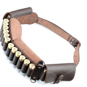 Cartridge Belt Caliber Cartos Leather Cartridge Belt Genuine Leather Double Cartos Cartridge Belt LCB-0030