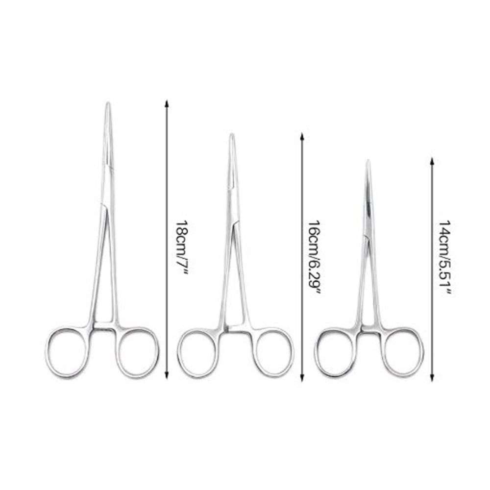 Professional Hemostatic Forceps 14/16/18cm Stainless Steel Needle Holder mosquito forceps Surgical instruments / Kelly clamp